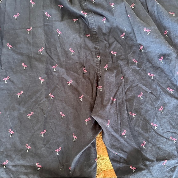 Goodfellow & Co Large Blue and Pink Flamingo Pajama PJ Bottoms Elastic Waistband - Picture 13 of 13